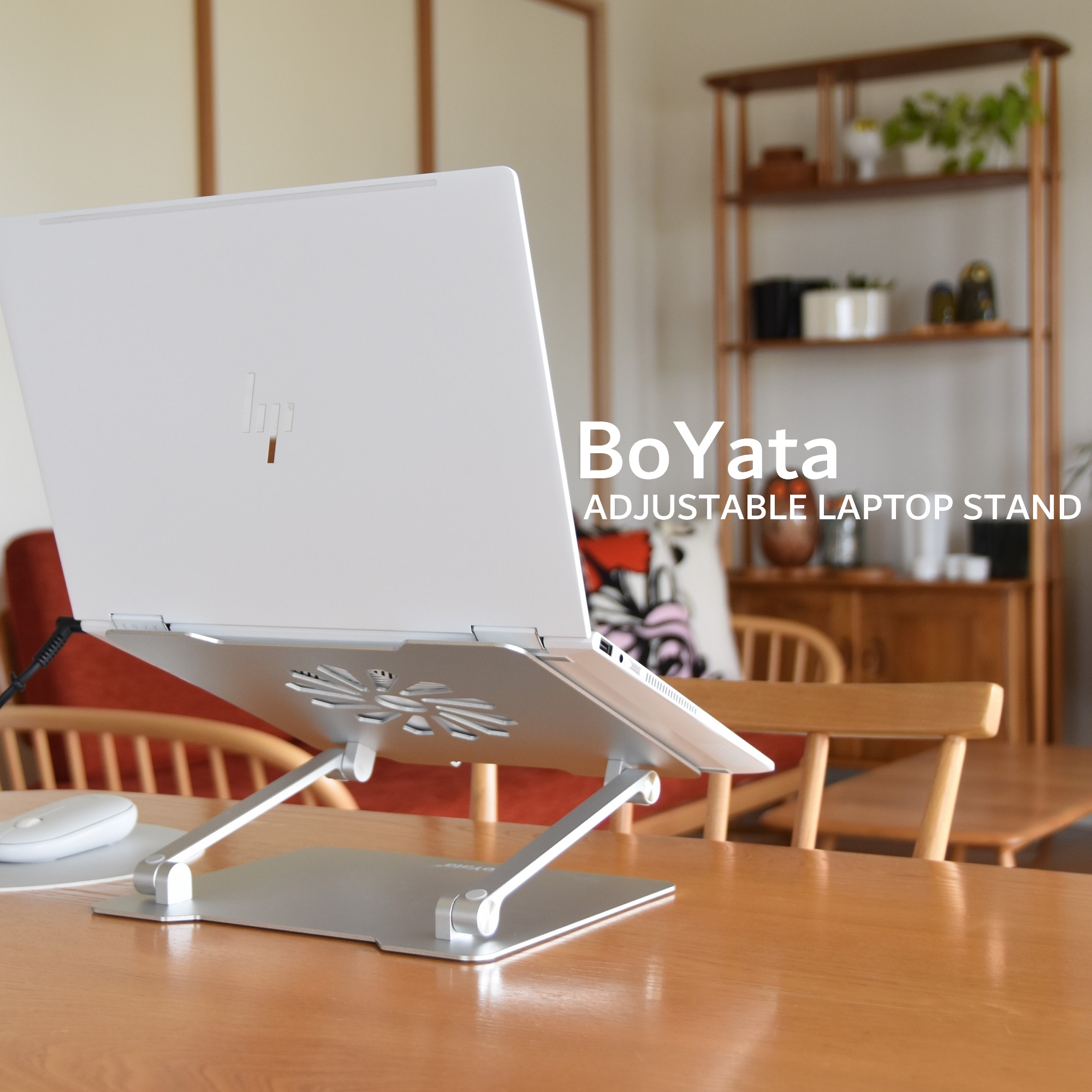 BoYata ノートパソコン スタンド ミニ スタンド PCスタンド パソコン
