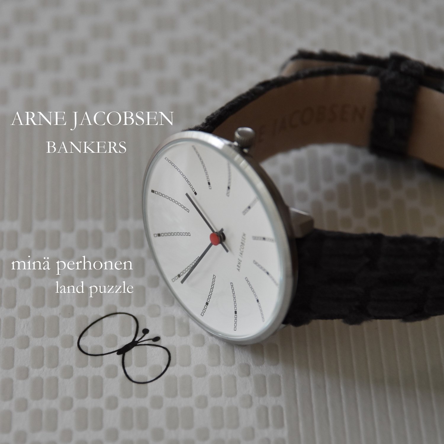 mina perhonen BANKERS腕時計 × ARNE JACOBSEN | hartwellspremium.com